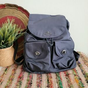 Coach Backpack Gray Purse